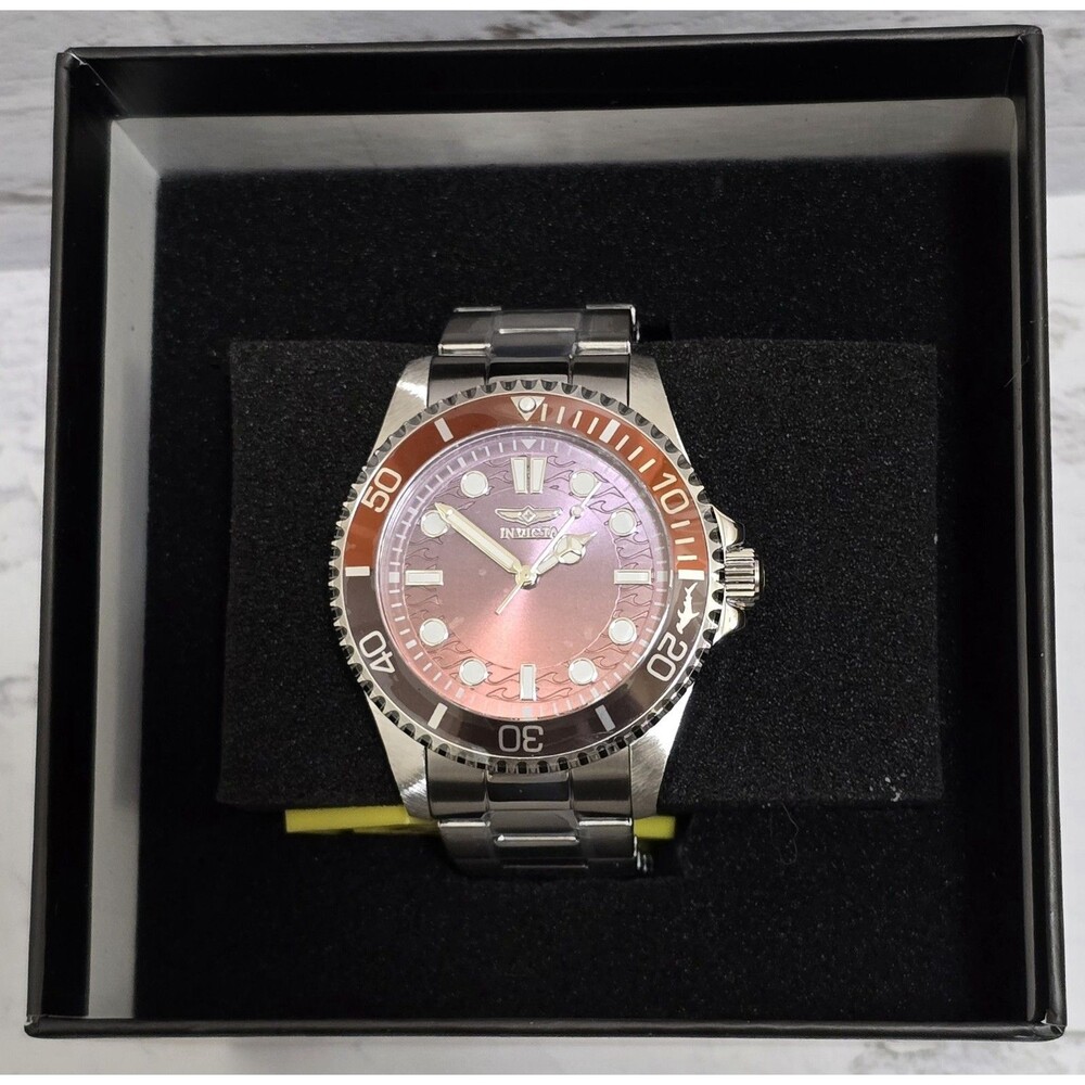 Invicta Pro Diver 43mm Quartz Watch Stainless Espresso Gradient 50939 Brand New